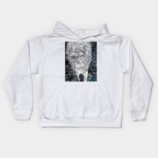 CARL JUNG acrylic portrait Kids Hoodie